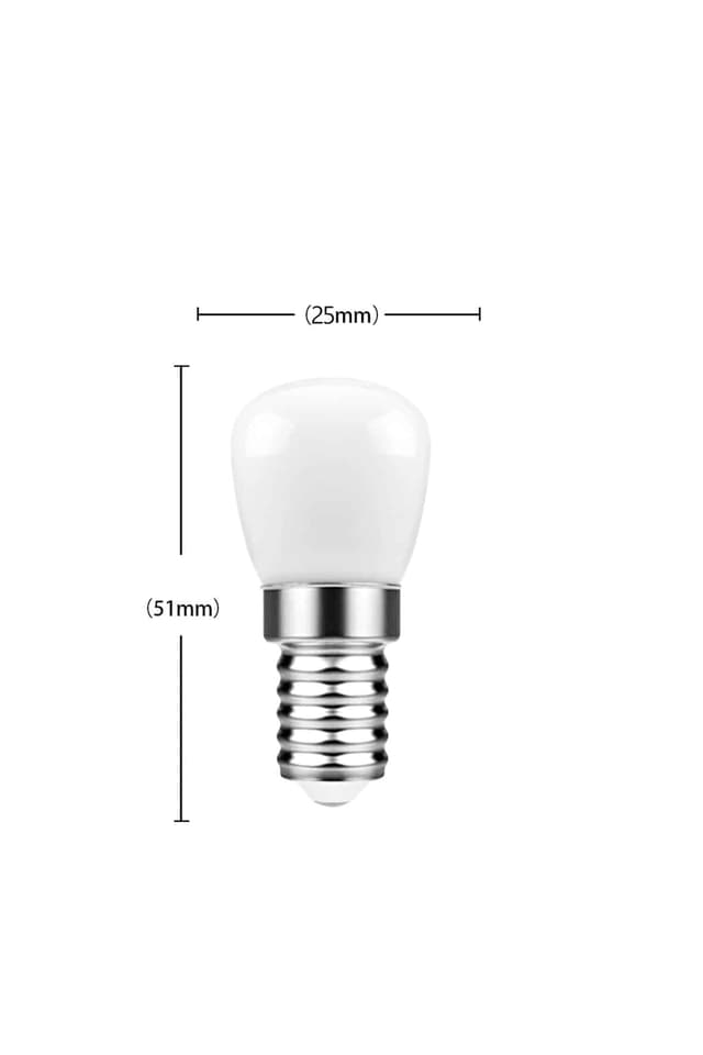 E14 ST26 5W technical drawing